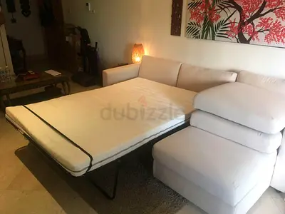 Ikea vimle L shape sofa bed with mattress