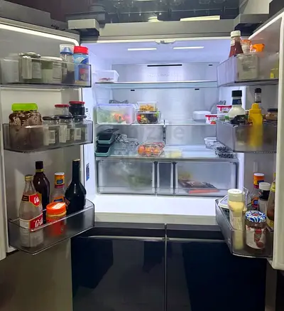 Samsung Bespoke French Door Refrigerator Light blue color
