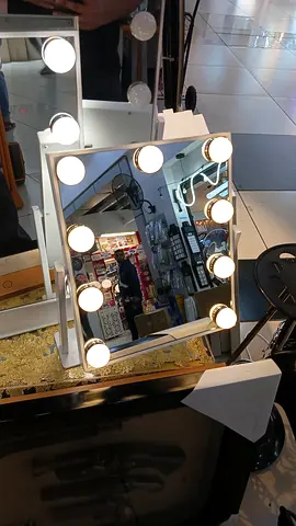 Elegant Makeup Mirror with Bright LED Lights