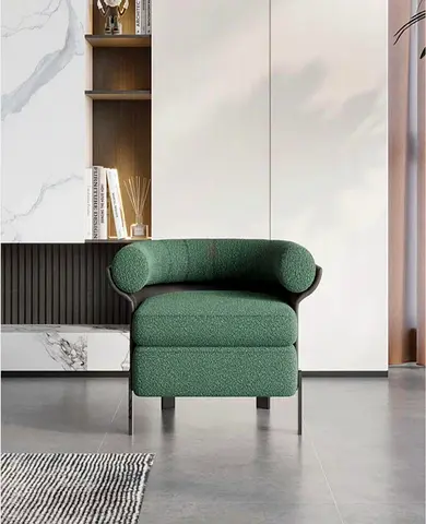 Stylish Modern Green Accent Chair