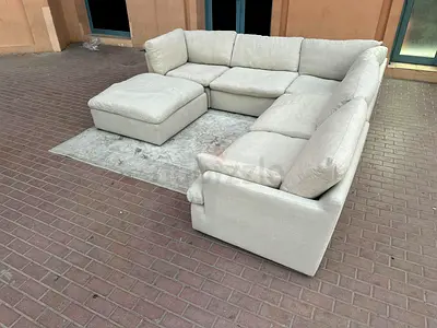 Homes r us feather 🪶 filled sofa