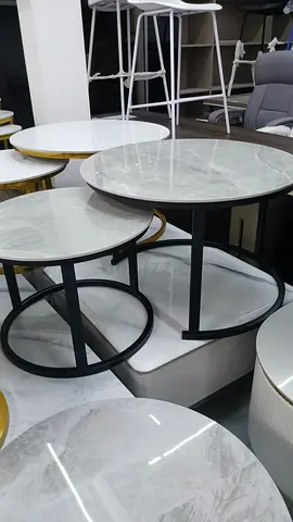 Modern Round Coffee Tables Set