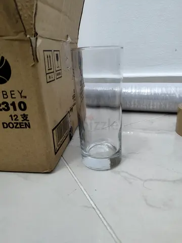 10 unused Clear Drinking Glass - Perfect for Everyday Use