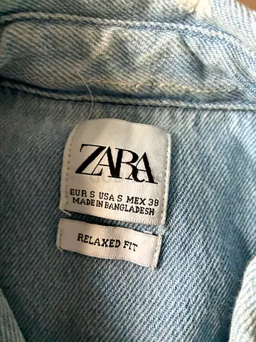 Men’s Zara denim shirt jacket