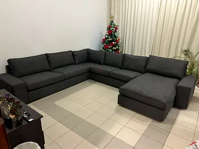 IKEA Kivik U-shaped luxury sofa with chaise longue