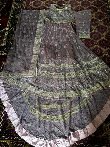Elegant Embroidered Mirror Dress for Sale