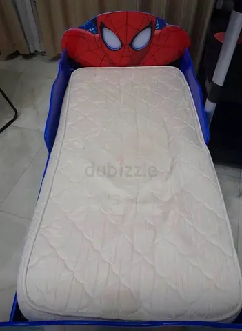Spiderman Kids Bed with Mattress