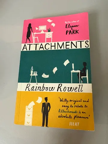 Attachments by Rainbow Rowell, book for sale, good condition, price negotiable