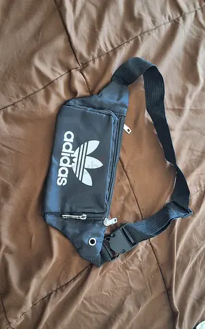 Adidas Black Waist Bag for Casual Outings