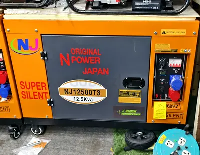 Super Silent Generator NJ12500T3 for Reliable Power Supply