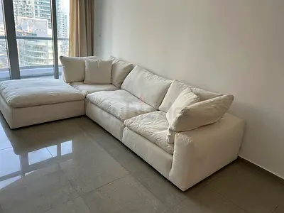 Marina home feather 🪶 filled sofa with