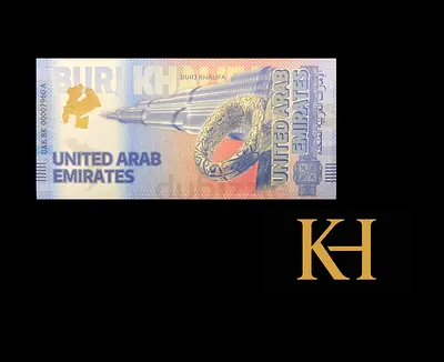 FANTASY NOTE Limited Edition UAE Burj Khalifa Banknote