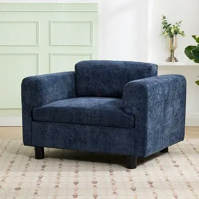 Comfortable Blue Armchair for Your Living Space