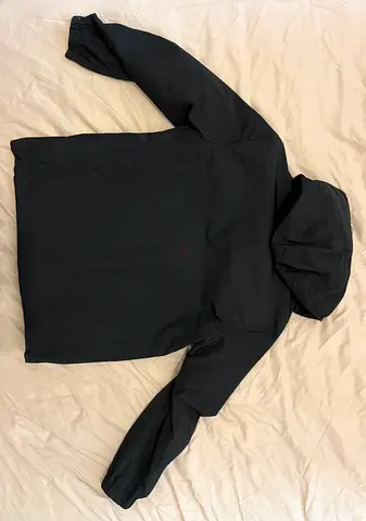Burberry Black Reversible Jacket with Hood