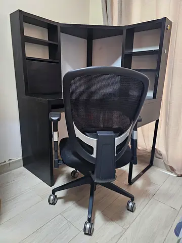 IKEA STUDY TABLE WITH CHAIR-AED 350