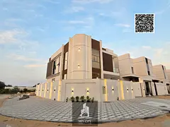 For sale: Corner villa with luxurious finishing, next to the mosque. Ground floor, first floor, and