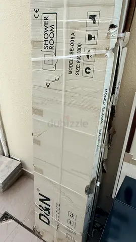 Bathroom shower glass