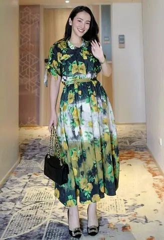 Bloggers Favourite Zara Floral Print Shirt and Skirt Co-ord Set