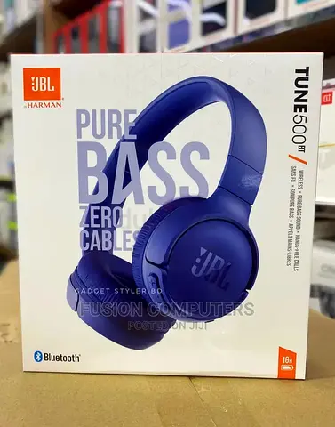 Tune 500BT Wireless On-Ear Headphones with Mic Blue