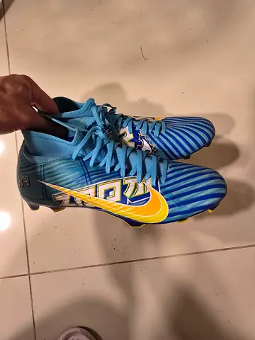 Nike Vapor Soccer Cleats in Blue and Yellow