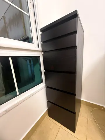 Modern Black Chest of Drawers