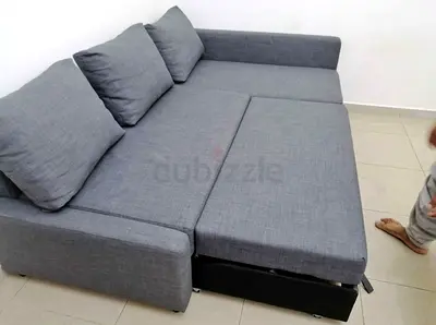 Comfortable Grey Sofa bed with Storage