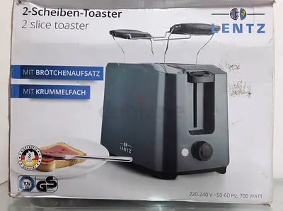 Lentz 2-Slice Toaster 750W - Grey