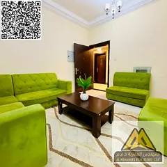 Two bathrooms | High-end finishing and a prime location near the Sharjah and Dubai exit | Balcony wi