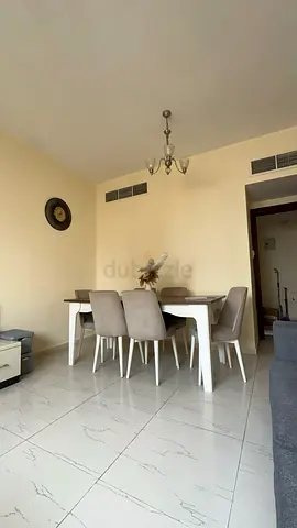 Modern Dining Set with Elegant Chairs for Sale