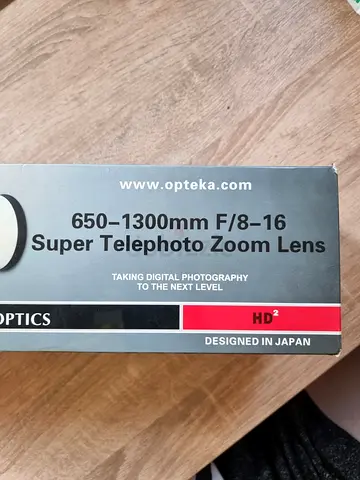 Opteka 650-1300mm F/8-16 Super Telephoto Zoom Lens for Sale