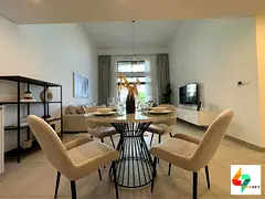 ALL INCLUSIVE &amp; NO EXTRA CHARGES! 1 BHK | Fully Furnished | Timeless Luxury in Lamtara 3, MJL