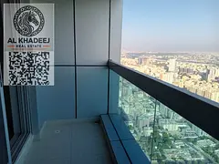 For sale in the Corniche Towers: a two-bedroom apartment with a living room and a maid's room, o