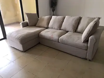 Ikea gronlid L shape sofa bed with mattress