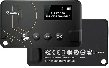 imKey Pro Cryptocurrency Hardware Wallet, CC EAL 6+ Secure Level, Offline Operates, Multi-Secure,
