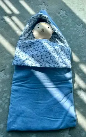 Zara home baby sleeping bag 100% cotton.