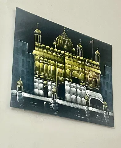 Beautiful Golden Temple Artwork