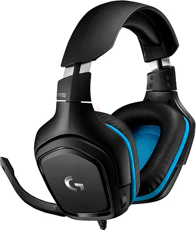 Logitech G432 Wired Gaming Headset, 7.1 Surround Sound, Dts Headphone:X 2.0, 50 mm Audio Drivers