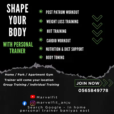 Home personal trainer for ladies