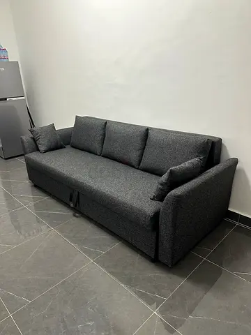 Ikea three seater sofa bed under storage