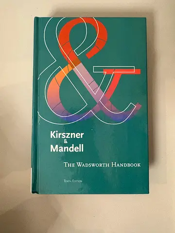 Kriszner  Mandell English University Book, Price Negotiable