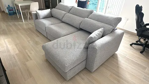 Ikea eskilstuna L shape sofa bed under storage