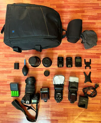 Complete Camera Gear Set with Accessories