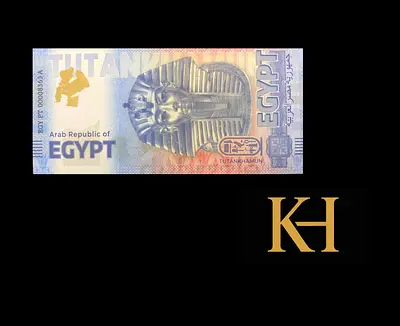 FANTASY NOTE Egyptian Tutankhamun Commemorative Banknote
