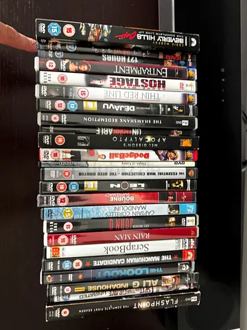 Collection of Action and Adventure DVDs