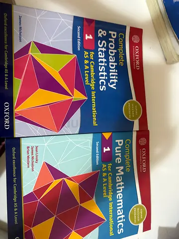 Oxford Pure mathematics and probability  stats text books