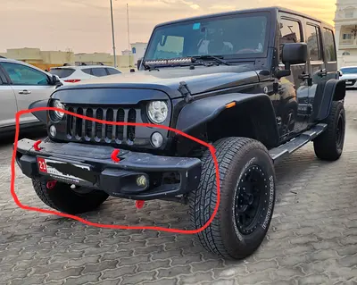 Jeep Wrangler JK Front and Back Bumper +2 fog lamps