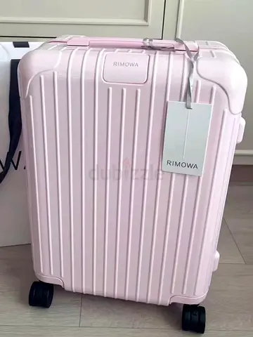 Pink luggage
