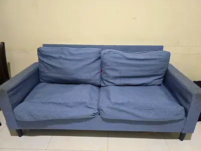 2 seater fabric couch