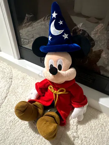 Disney Store Official Fantasia Collection: Medium 22 Inch Sorcerer Mickey Mouse Plush Authentic