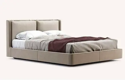 Brand New Queen size bed premium fabric with manual storage